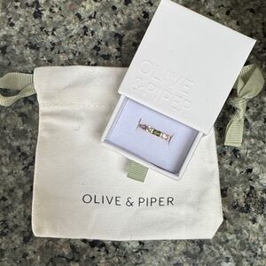 Olive & Piper Gold and Pink Women's Ring